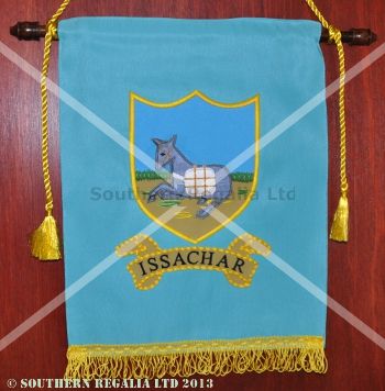 Royal Arch Tribal Banner / Ensign - Issachar - Click Image to Close
